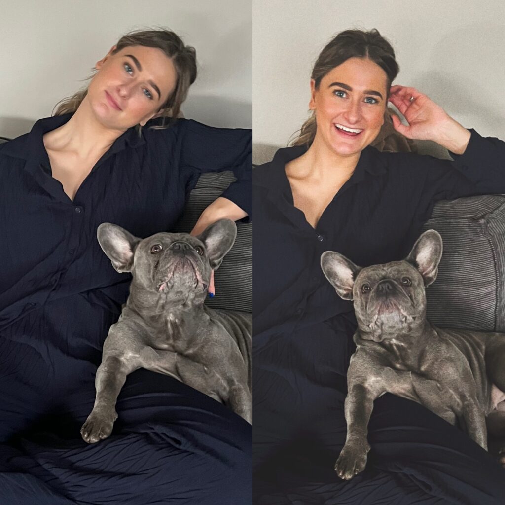 Vrouw hond