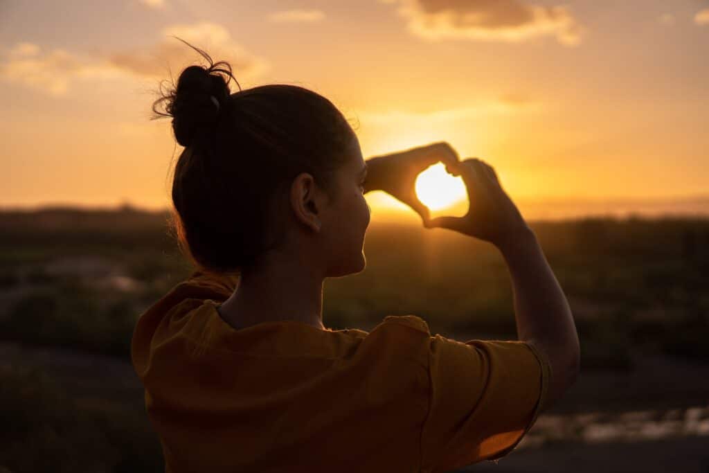 Ondergaande zon